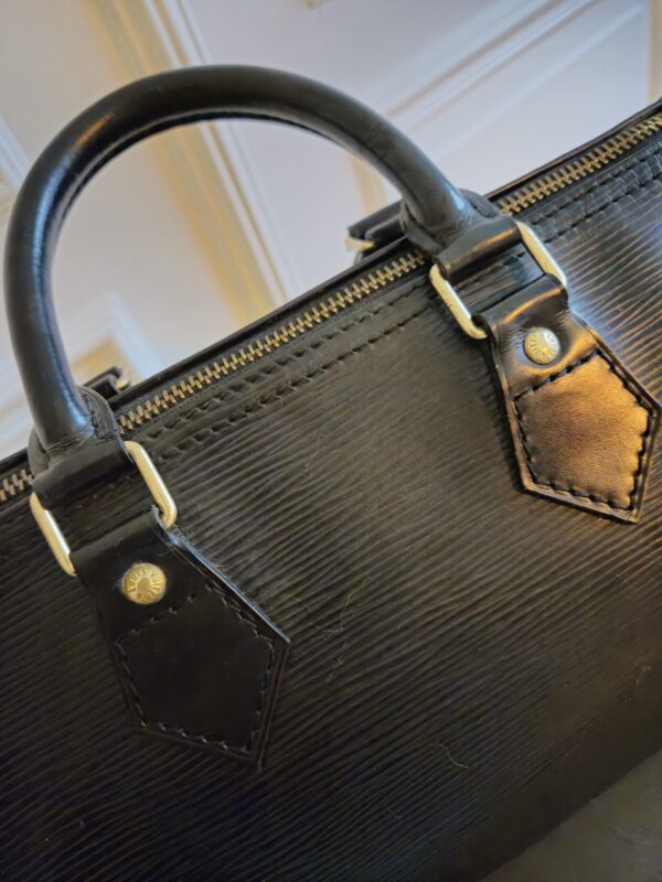 Louis Vuitton Speedy 25 Epi schwarz – Bild 6