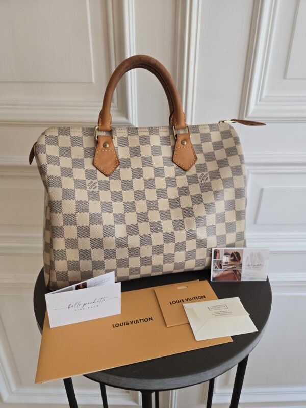 Louis Vuitton Speedy 30 Damier Azur – Bild 2