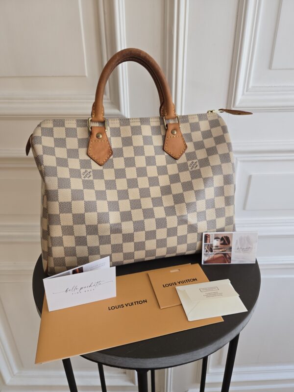 Louis Vuitton Speedy 30 Damier Azur
