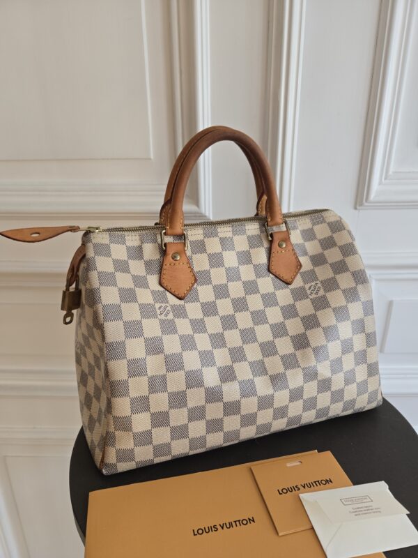 Louis Vuitton Speedy 30 Damier Azur – Bild 7