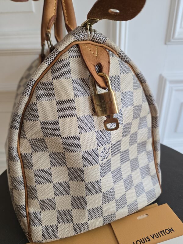Louis Vuitton Speedy 30 Damier Azur – Bild 10